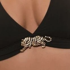 Triangel-Bikini TIGER Von Rebecca -Meer Bekleidung 10 04 tiger close quadrat rebecca