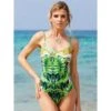 Badeanzug FÜRSTENBERG Grün-schwarz -Meer Bekleidung badeanzug gruen 15138155 fuerstenberg