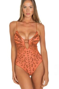 Badeanzug MACULATO Terra-lurex Von Pin-Up Stars 9 Badeanzug MACULATO Terra-lurex Von Pin-Up Stars -Meer Bekleidung badeanzug pb075i rost pin up stars