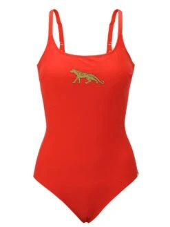 Badeanzug PANTHER Von Fürstenberg -Meer Bekleidung badeanzug rot 93237081 fuerstenberg 8 1