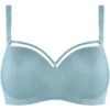 Balconette BH SPACE ODYSSEY STYLE Shining Blue And Silver D-Cup Von Marlies Dekkers -Meer Bekleidung balconett bh hellblau 350801 space odyssey balcony bra silver blue marlies dekkers