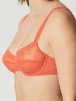 Tüllspitze Bügel-BH MISS LEJABY Von Maison Lejaby -Meer Bekleidung balconette bh mit spitze orange misslejaby chili maison lejaby 2 2