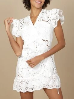 Baumwolle Lochspitze Tunika GLADYS Naturweiß Von Marjolaine 9 Baumwolle Lochspitze Tunika GLADYS Naturweiß Von Marjolaine -Meer Bekleidung baumwolle lochspitze tunika gladys 7gla0202 naturweiss marjolaine 2