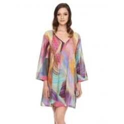 Baumwolle Batist Tunika JETTE Bunt Von Gattina