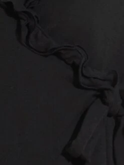 Strickjäckchen WOLLE VISCOSE Schwarz Von Chiara Fiorini -Meer Bekleidung bettjaeckchen viscose wolle schwarz cf1909 chiara fiorini 3