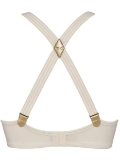 Balconette BH GLORIA STYLE Pristine Gold D-Cup Von Marlies Dekkers -Meer Bekleidung bh creme gold gestreift 195401 gloria marlies dekkers 1