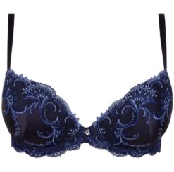 Gefütterter Seiden BH SPLENDEUR SOIE Von Lise Charmel -Meer Bekleidung bh gefuettert seide acc8580b dunkelblau 5276 splendeur soie lise charmel 2 1