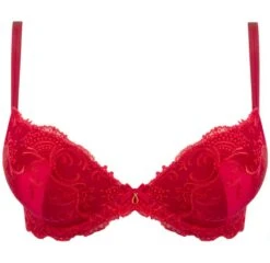 Gefütterter Seiden BH SPLENDEUR SOIE Von Lise Charmel -Meer Bekleidung bh gefuettert seide acc8580b rot 2478 splendeur soie lise charmel 2 1