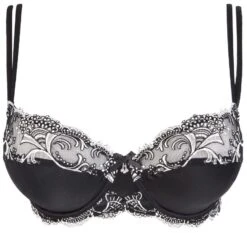 Seiden BH SPLENDEUR SOIE Von Lise Charmel -Meer Bekleidung bh halbschale seide acc3080d schwarz 8110 splendeur soie lise charmel 2