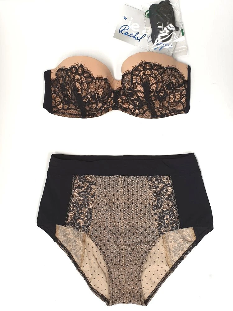 Bandeau Bikini CHANTAL Schwarz-nude Von Je Suis 4 Bandeau Bikini CHANTAL Schwarz-nude Von Je Suis – Bild 2