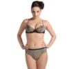 Push Up Bikini CORA Schwarz-nude Von Je Suis -Meer Bekleidung bikini nude schwarz je suis 1
