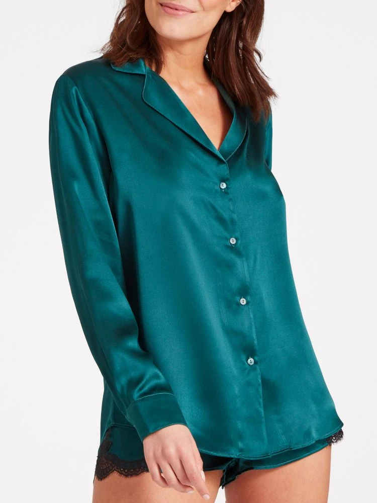 100% Seide Bluse TOI MON AMOUR Klassische Farben Von Aubade 11 100% Seide Bluse TOI MON AMOUR Klassische Farben Von Aubade – Bild 9