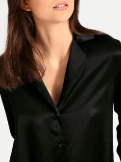 100% Seide Bluse TOI MON AMOUR Klassische Farben Von Aubade 34 100% Seide Bluse TOI MON AMOUR Klassische Farben Von Aubade -Meer Bekleidung bluse schwarz seide toi mon amour qs44 noir aubade 1 1 1