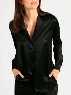 100% Seide Bluse TOI MON AMOUR Von Aubade 26 100% Seide Bluse TOI MON AMOUR Von Aubade -Meer Bekleidung bluse schwarz seide toi mon amour qs44 noir aubade 3