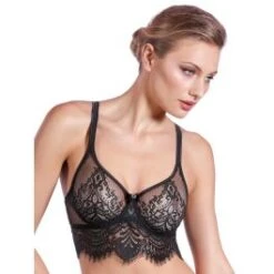 Bralette BLACK SWAN Spitze Von Prelude Milano