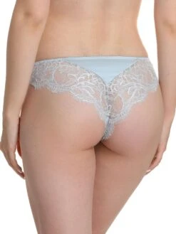 Brazilian Spitzen Slip VALSE Von Prelude Milano -Meer Bekleidung brazilian slip spitze yd323 eisblau prelude milano 2 1