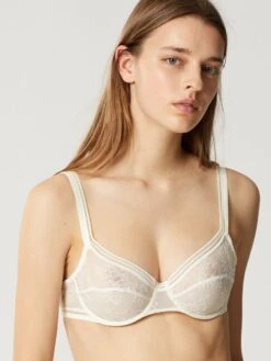 Tüllspitze Bügel-BH MISS LEJABY Von Maison Lejaby -Meer Bekleidung buegel bh wei 16433 miss lejaby maison lejaby 1 1