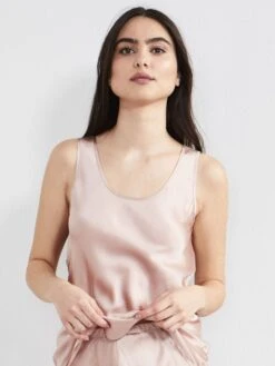 100% Seide Camisole Top KLASSIK SATIN Klassische Farben Von Eva B. Bitzer -Meer Bekleidung camisole top seide rosecloud 27318232 klassik satin eva b bitzer 9 1
