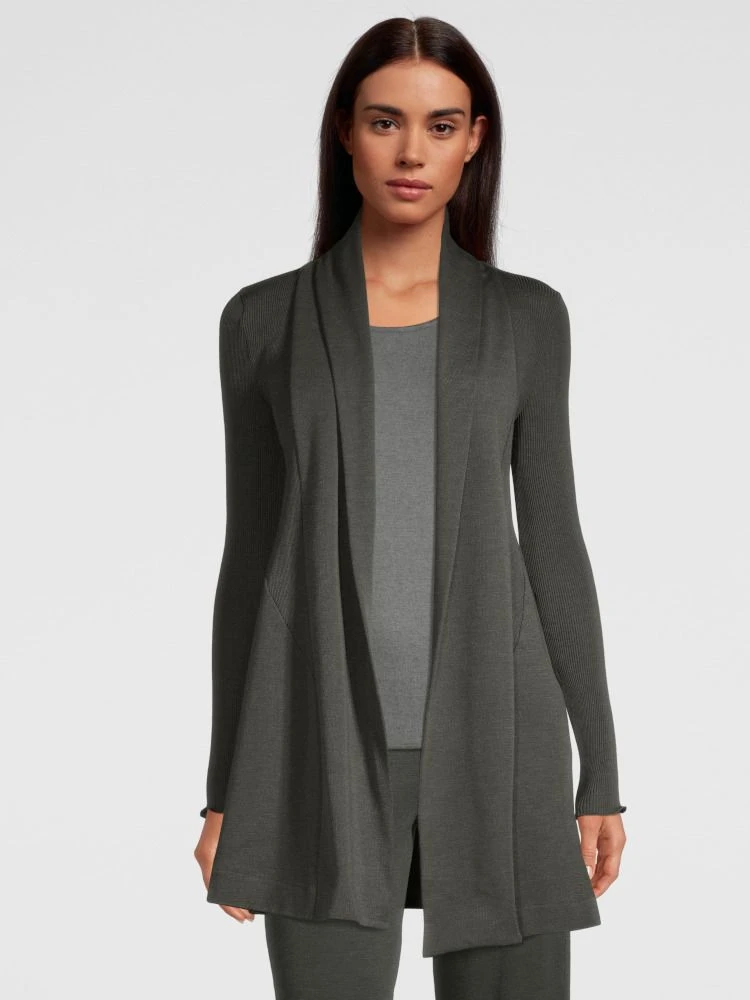 Merino Wolle-Seide CARDIGAN Strickjacke Von Oscalito 11 Merino Wolle-Seide CARDIGAN Strickjacke Von Oscalito – Bild 9