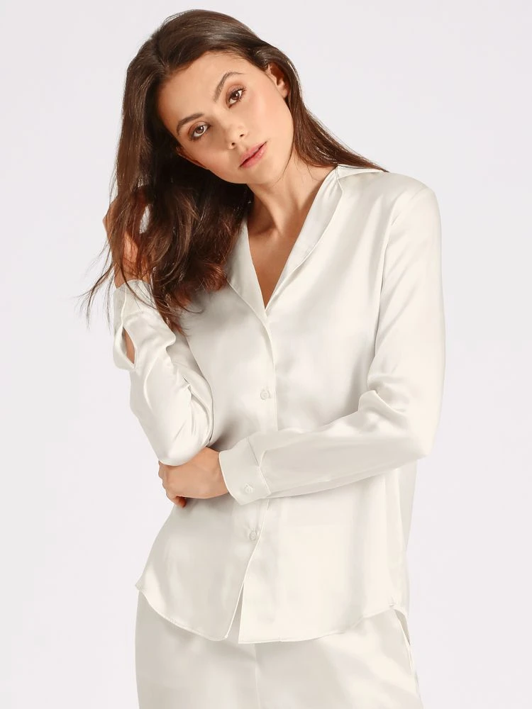 100% Seide Bluse TOI MON AMOUR Von Aubade 6 100% Seide Bluse TOI MON AMOUR Von Aubade – Bild 4