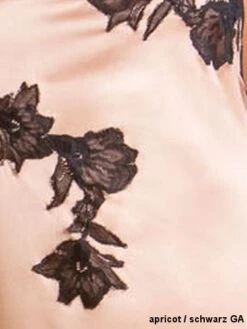 Seta Superior Seiden-Negligé SPLENDIDA Edel Cotton Club -Meer Bekleidung farbfeld seide spitze pesco nero seta superior cotton club 1 2 1 1 1 1