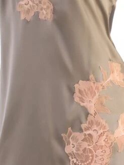 Seta Superior Seiden-Negligé SPLENDIDA Stretchseide Cotton Club -Meer Bekleidung farbfeld seide spitze visone pesco seta superior cotton club 1 6 1