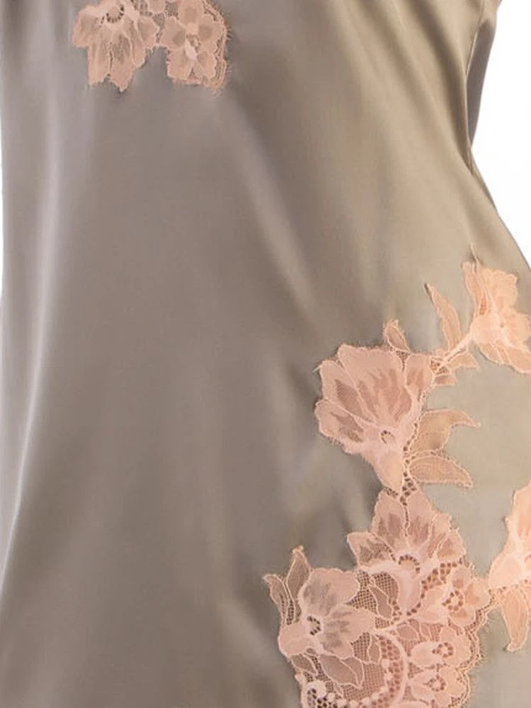 Seta Superior Seiden-Negligé SPLENDIDA Uni Cotton Club 17 Seta Superior Seiden-Negligé SPLENDIDA Uni Cotton Club – Bild 15