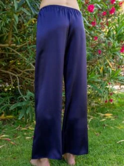 100% Seide PYJAMAHOSE Soie Unie Marjolaine -Meer Bekleidung hose seide lang dunkelblau 3soi5803 0036 marjolaine 8