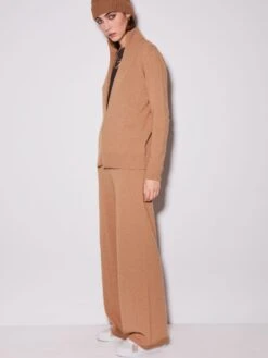 Weite WOLLMIX Lounge-Hose Von Chiara Fiorini 11 Weite WOLLMIX Lounge-Hose Von Chiara Fiorini -Meer Bekleidung hose weit wollmix camel cf1335 jacke kurz wollmix camel cf1336 chiara fiorini 1 2 1