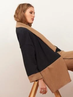 Jacke KUSCHEL COTTON Anthrazit-zimt Von Chiara Fiorini -Meer Bekleidung jacke braun anthrazit g9610 chiara fiorini 4