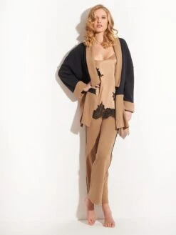 Lounge-Hose KUSCHEL COTTON Von Chiara Fiorini -Meer Bekleidung jacke braun anthrazit g9610 gc191 chiara fiorini 1 1