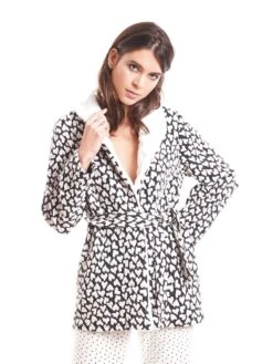 Jacke HEARTS Schwarz-weiß Von Fiori Di Chiara -Meer Bekleidung jacke creme schwarz fc9128 chiara fiorini 1