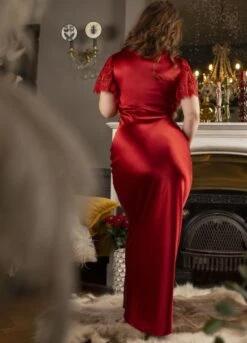 Stretchseide Nachtkleid Lang NINA Exklusiv Marjolaine 16 Stretchseide Nachtkleid Lang NINA Exklusiv Marjolaine -Meer Bekleidung ka nachtkleid cerise rubis 4nin3002 marjolaine 5 2 1