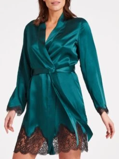 100% Seide Kimono TOI MON AMOUR Viele Farben Aubade 25 100% Seide Kimono TOI MON AMOUR Viele Farben Aubade -Meer Bekleidung kimono gr n spitze seide toi mon amour qs65 emeraude aubade 2 1 2
