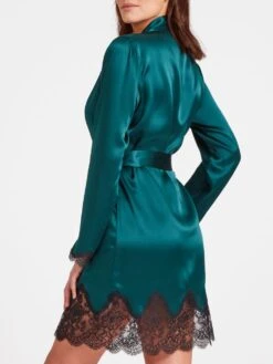 100% Seide Kimono TOI MON AMOUR Viele Farben Aubade 37 100% Seide Kimono TOI MON AMOUR Viele Farben Aubade -Meer Bekleidung kimono gr n spitze seide toi mon amour qs65 emeraude aubade 3 1 2