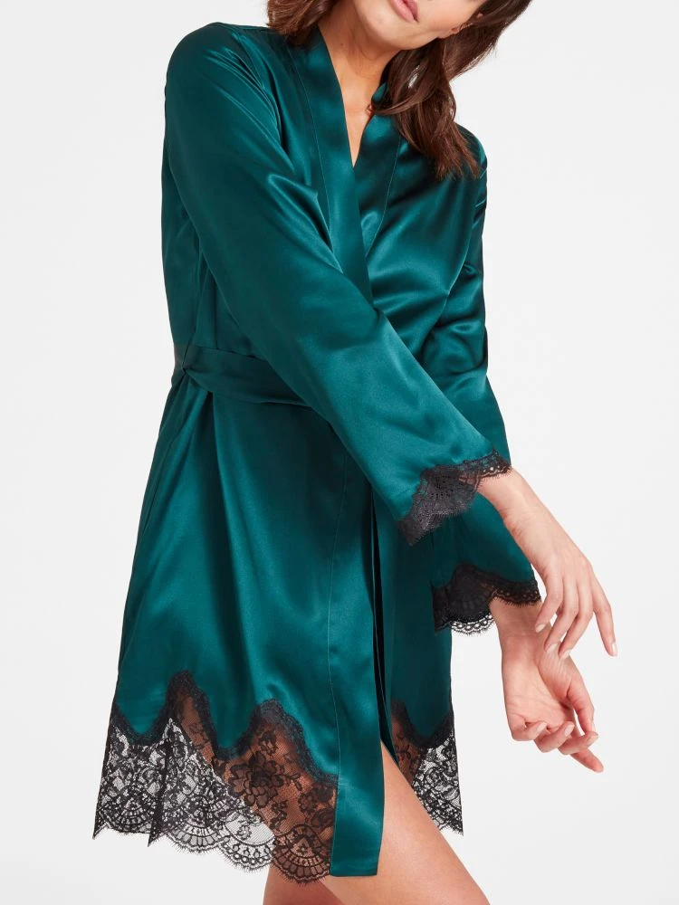 100% Seide Kimono TOI MON AMOUR Viele Farben Aubade 17 100% Seide Kimono TOI MON AMOUR Viele Farben Aubade – Bild 15