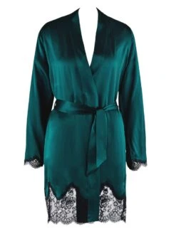 100% Seide Kimono TOI MON AMOUR Viele Farben Aubade 28 100% Seide Kimono TOI MON AMOUR Viele Farben Aubade -Meer Bekleidung kimono gr n spitze seide toi mon amour qs65 emeraude aubade 1 2
