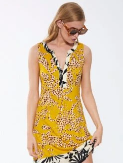 Strandkleid SANTORINI Mais-bunt Von Fürstenberg -Meer Bekleidung kleid mais bunt 278 30384 fuerstenberg 2