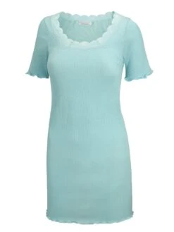 70% Seide 30% Baumwolle Kurzarm Nachthemd RIPP Von Eva B. Bitzer 13 70% Seide 30% Baumwolle Kurzarm Nachthemd RIPP Von Eva B. Bitzer -Meer Bekleidung kurzarm nachtshirt chrystal blue 27338267 jersey rip eva b bitzer 7 1