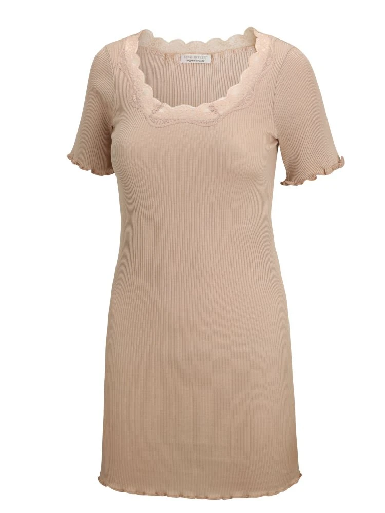 70% Seide 30% Baumwolle Kurzarm Nachthemd RIPP Von Eva B. Bitzer 4 70% Seide 30% Baumwolle Kurzarm Nachthemd RIPP Von Eva B. Bitzer – Bild 2