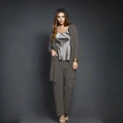 Kuschel-Baumwolle Lounge-Hose CASUAL Von Gattina 13 Kuschel-Baumwolle Lounge-Hose CASUAL Von Gattina -Meer Bekleidung kuschel baumwolle kollektion gattina fango 1