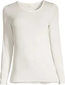 Kaschmir Modal LANGARMSHIRT Von Oscalito -Meer Bekleidung langarm shirt kaschmir modal 1481 creme weiss oscalito 2