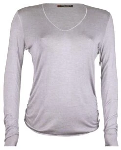 Kaschmir Voile LANGARM SHIRT Von Artimaglia -Meer Bekleidung langarm shirt kaschmir voile 76804 grigio artimaglia 2