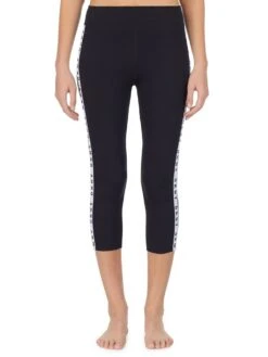 3/4 Leggings THE WARM UP Schwarz Von DKNY Sleepwear 8 3/4 Leggings THE WARM UP Schwarz Von DKNY Sleepwear -Meer Bekleidung leggings 02 yi3822401 001 black 0018 dkny