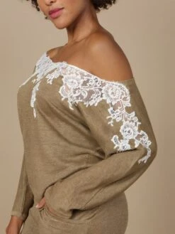 100% Leinen Pullover GLORIA No. 2 Spitze Von Marjolaine 11 100% Leinen Pullover GLORIA No. 2 Spitze Von Marjolaine -Meer Bekleidung leinen pullover gloria 9glo0501 bronze naturel marjolaine