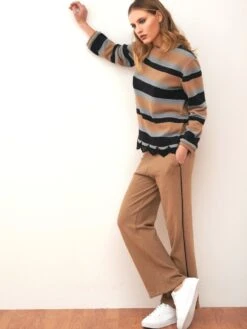 Lounge-Hose KUSCHEL COTTON Von Chiara Fiorini -Meer Bekleidung loungewear kuschel cotton cf1931 cf1911 zimt chiara fiorini 1