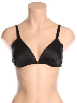 Seide Triangel BH FIDJI Blumendruck Oder Schwarz Von Marjolaine -Meer Bekleidung marjolaine seide bh fidji schwarz 04