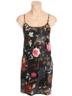 Seidennachthemd FIDJI SATIN Stretchseide Von Marjolaine -Meer Bekleidung marjolaine seide nachthemd fidji satin 4fid0101 floral 1