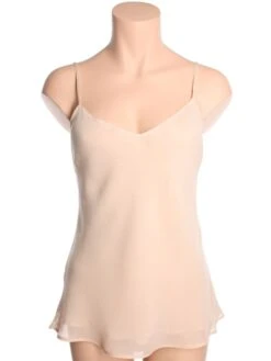 Seidentop 100% Seide FIDJI MOUSSELIN Uni Marjolaine -Meer Bekleidung marjolaine seide top fidji 2fid4001 sand 1