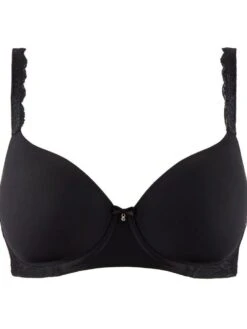 Bügel BH SWEETESSENCE IK Microfaser Mit Spitze Von Aubade -Meer Bekleidung microfaser dessous ikc13 noir 1 sweetessence aubade 1 1